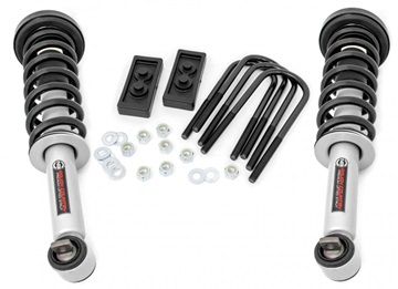 Rough Country 2.5 "  Erhöhtes Kit Mit N3 federbeinen Ford F150 Tremor 2021+